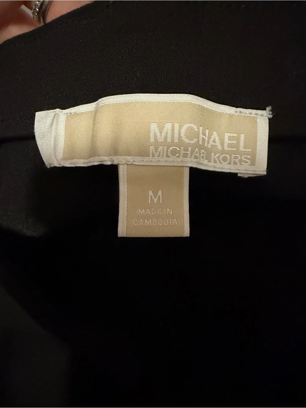 Michael Kors Black Dress Pants skinny ankle‎ mid rise size medium